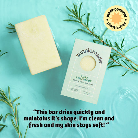 Very Rosemary Moisturizing Hand & Body Bar Soap