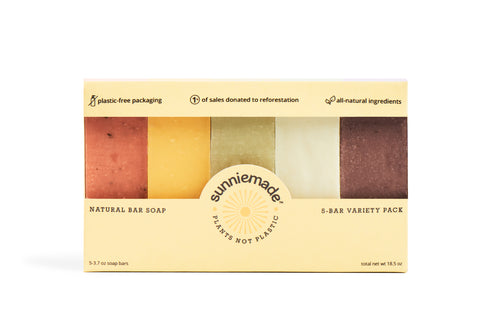 Natural Bar Soap Variety 5-Pack