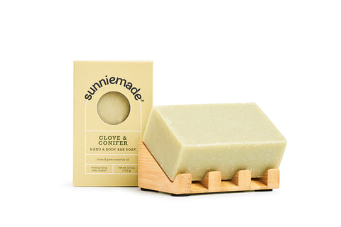Clove & Conifer Moisturizing Hand & Body Bar Soap