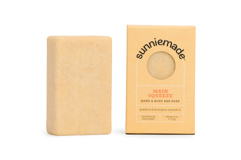 Main Squeeze Moisturizing Hand & Body Bar Soap