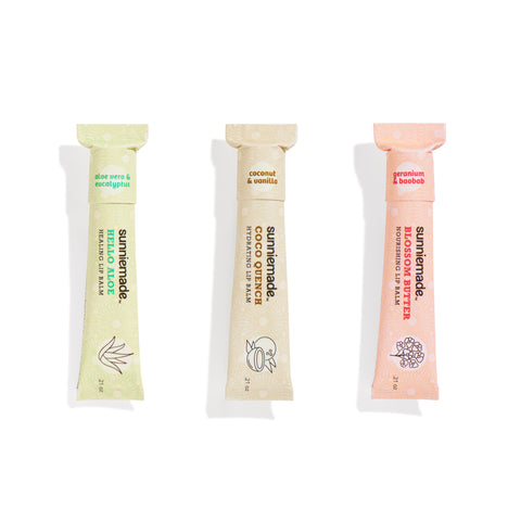 Natural Lip Balm Variety 3-Pack