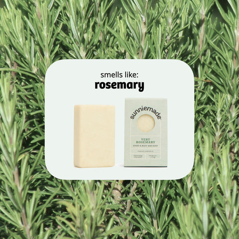 Very Rosemary Moisturizing Hand & Body Bar Soap