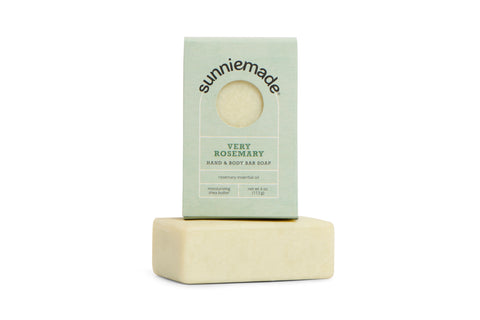 Very Rosemary Moisturizing Hand & Body Bar Soap